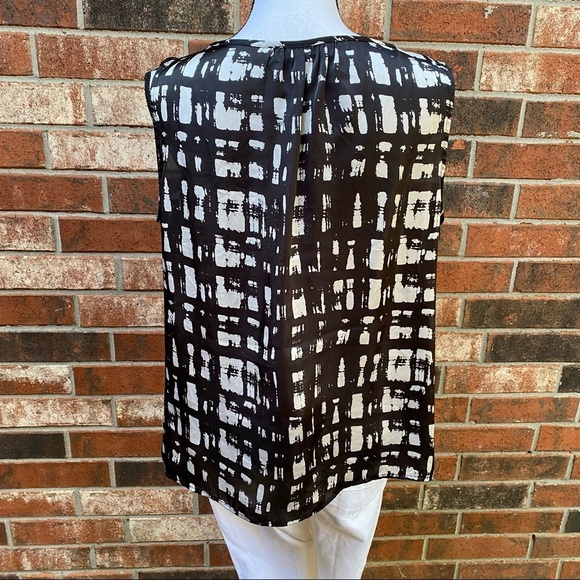 Nine West Black Sleeveless Blouse Size L - Picture 6 of 11